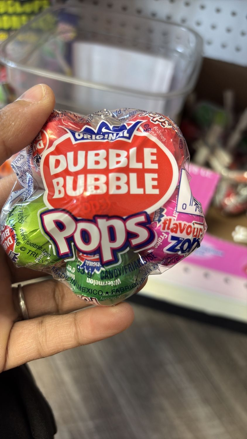 Dubble bubble lollipops 93 g