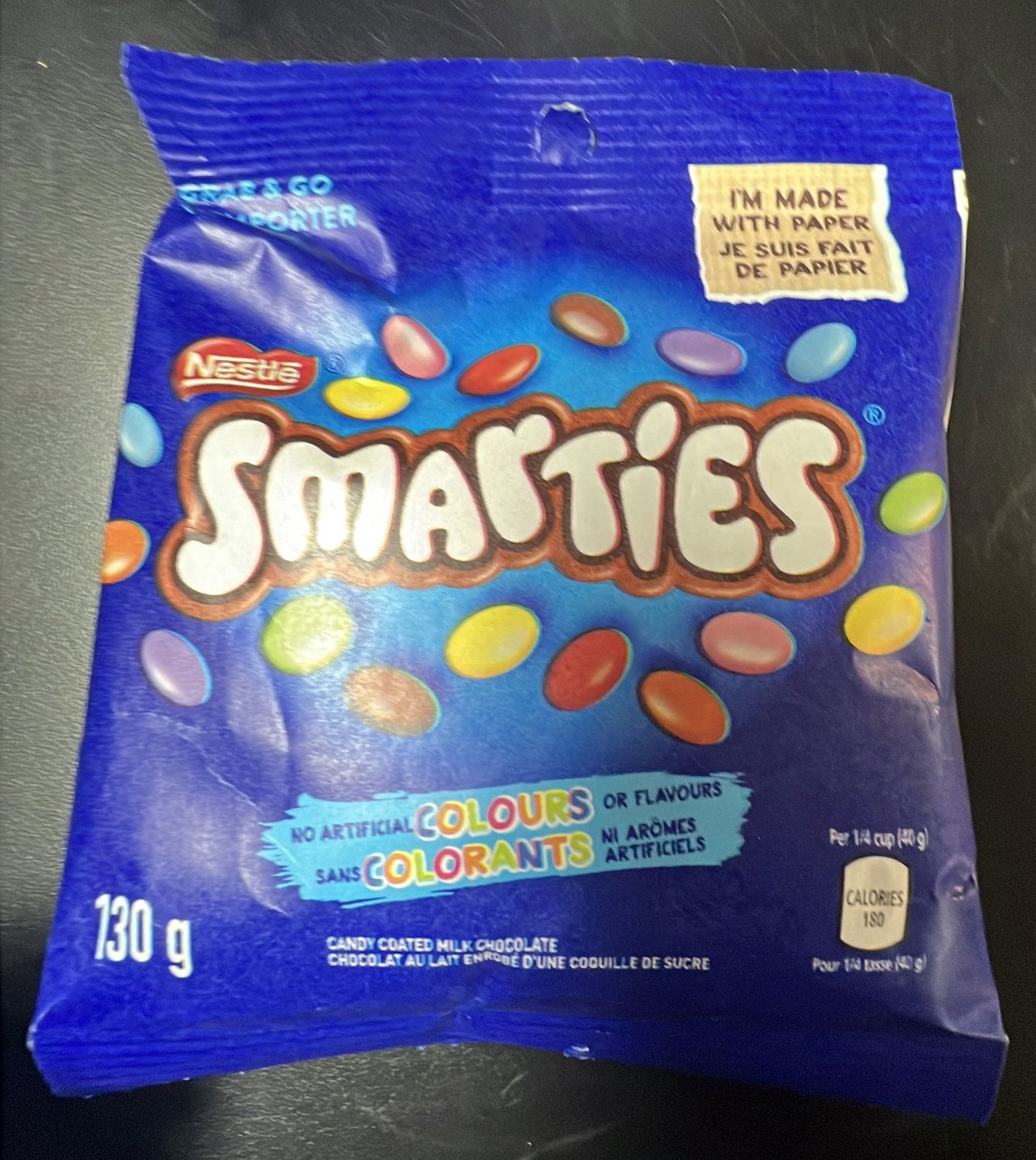 Grab and go smarties 130 g