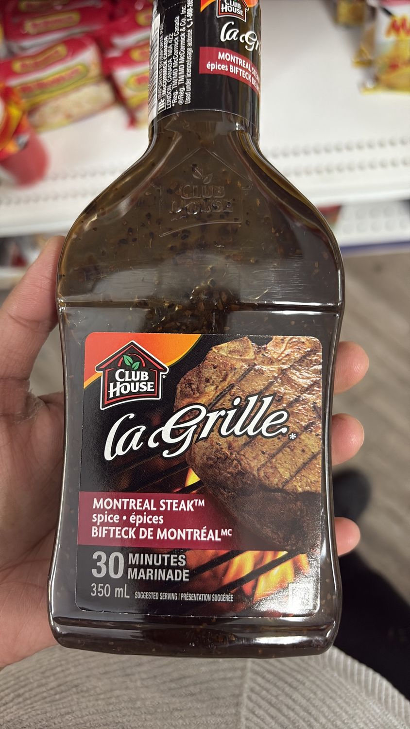 Club house la grille Montreal steak 350 ml