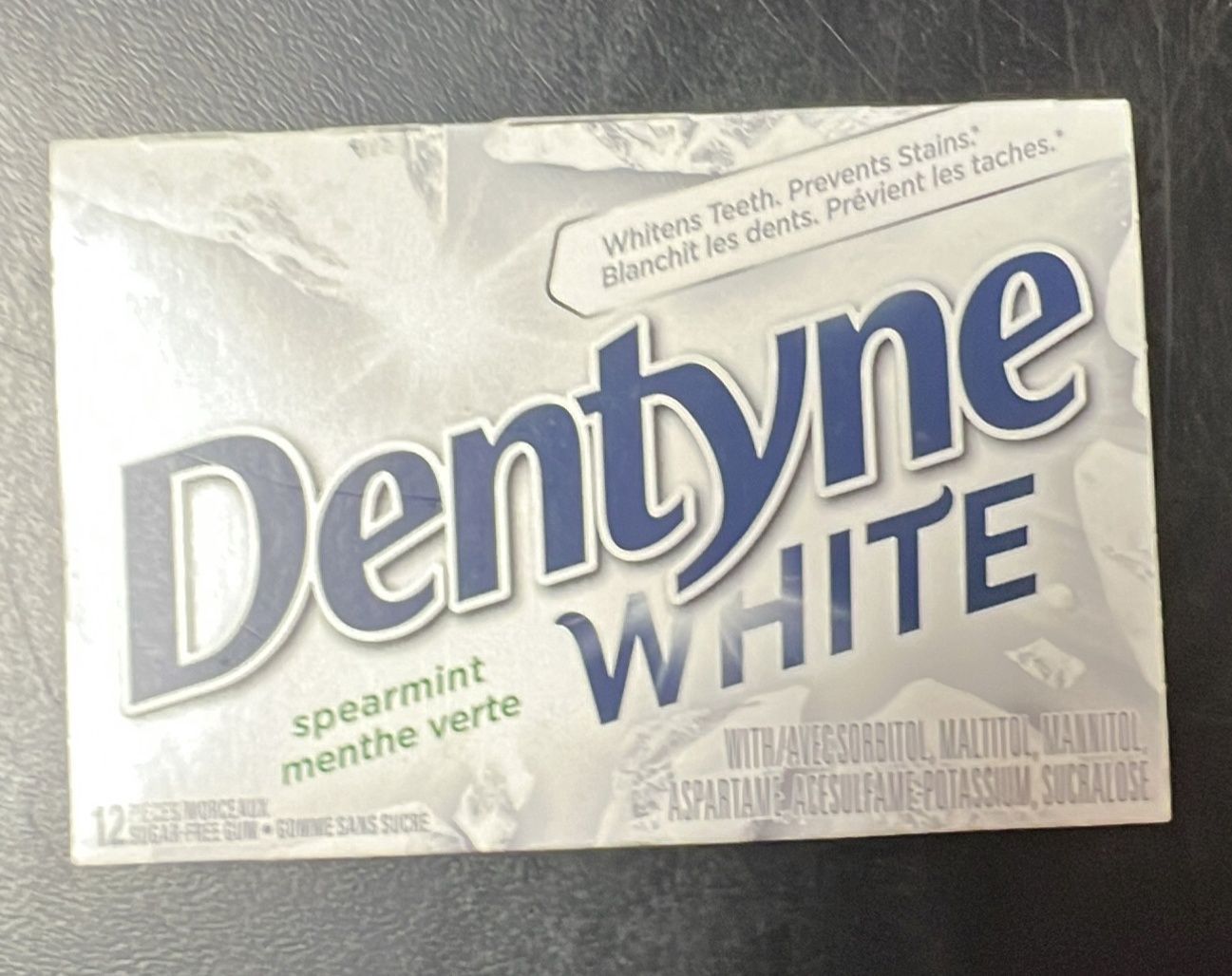 Dentyne white spearmint