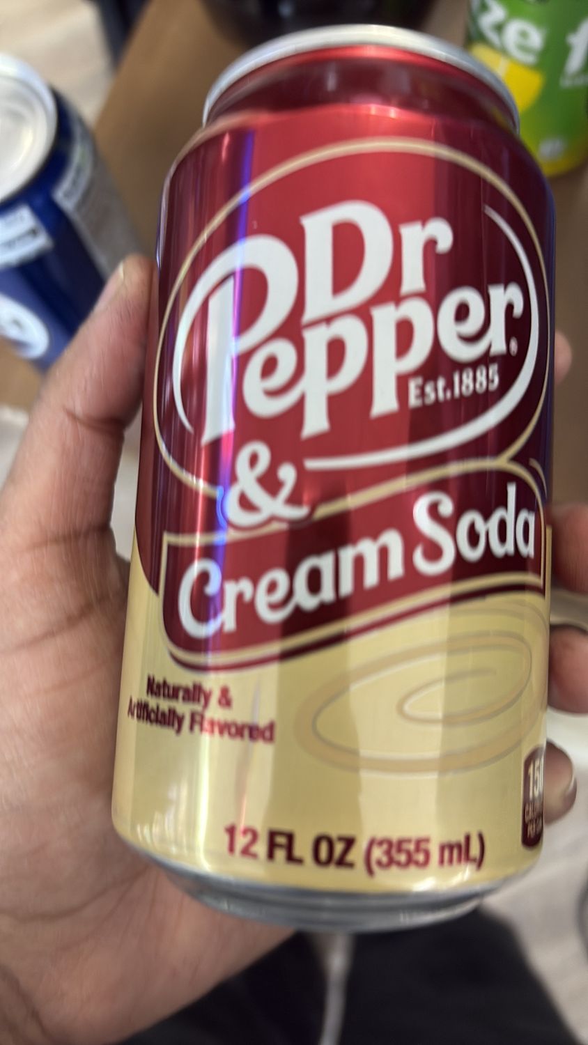 Dr peeper cream&amp; soda 355ml