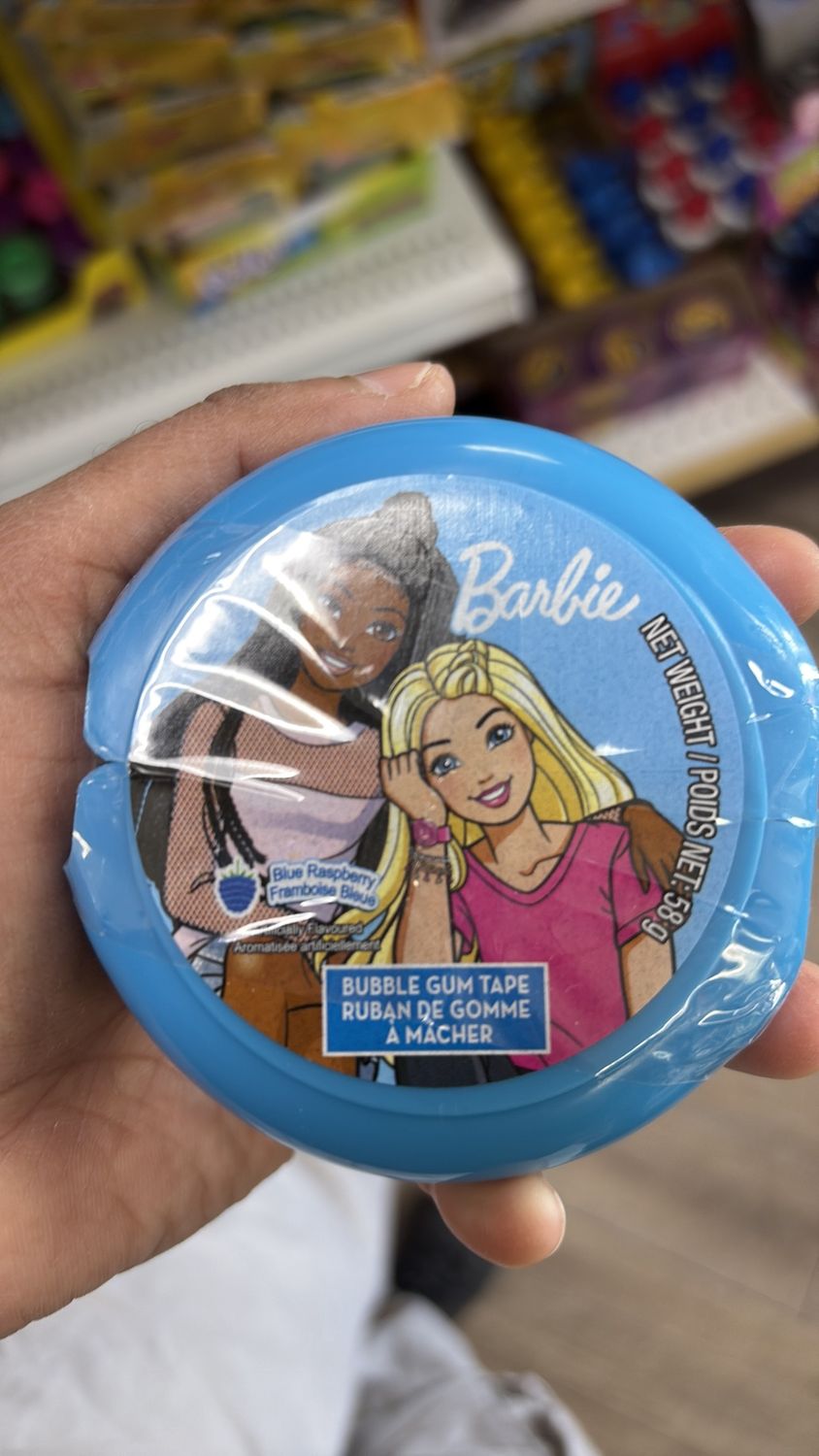 Barbie bubble gum tape 58 g