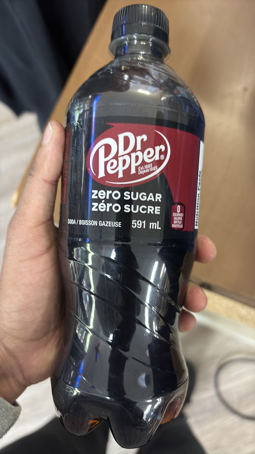 Dr Pepper zero sugar 591 ml