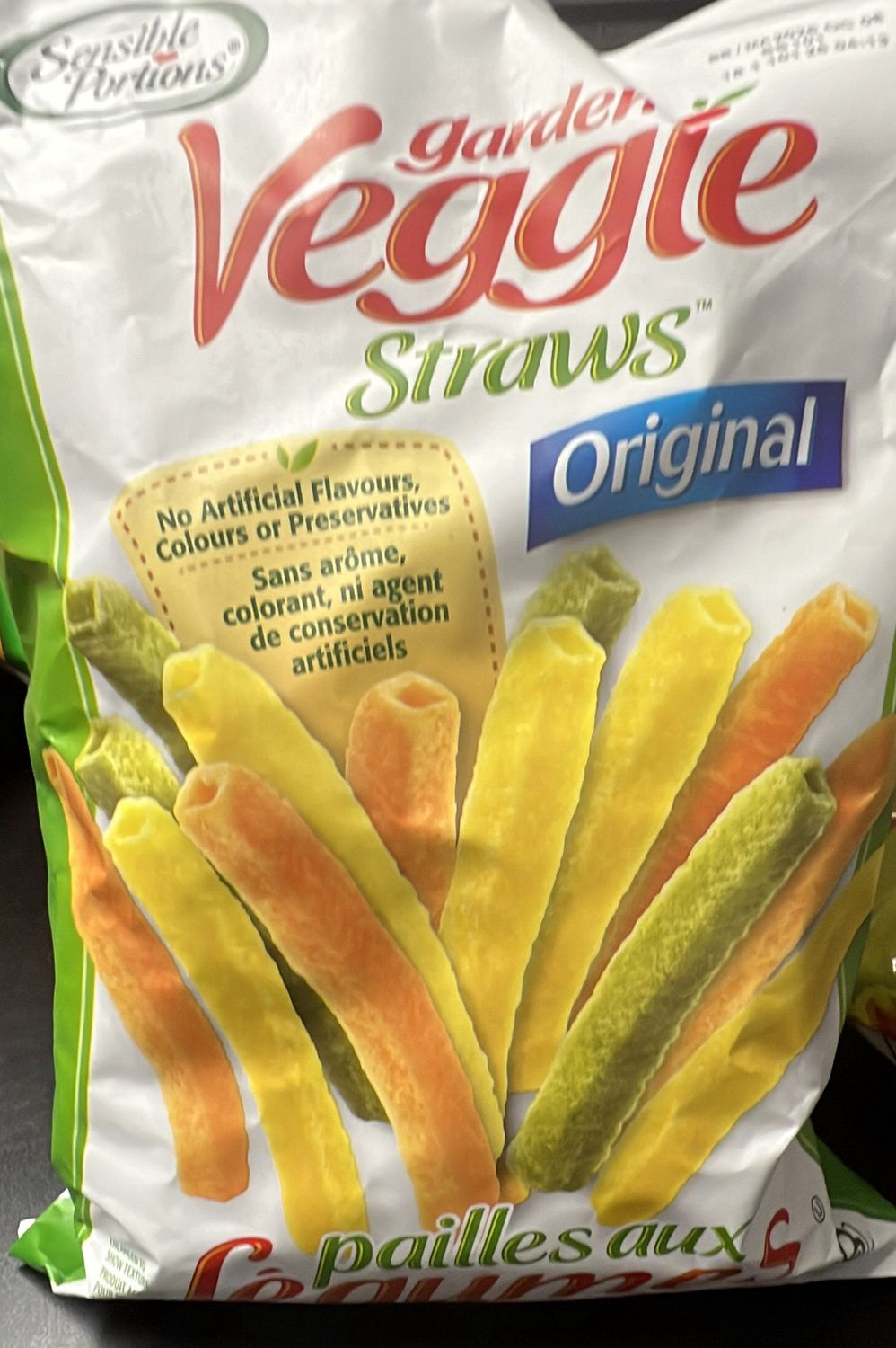 Garden veggie straws original 142g