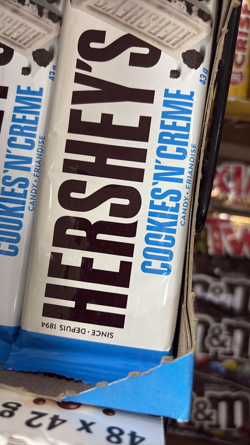 Hershey cookies n cream 43 g