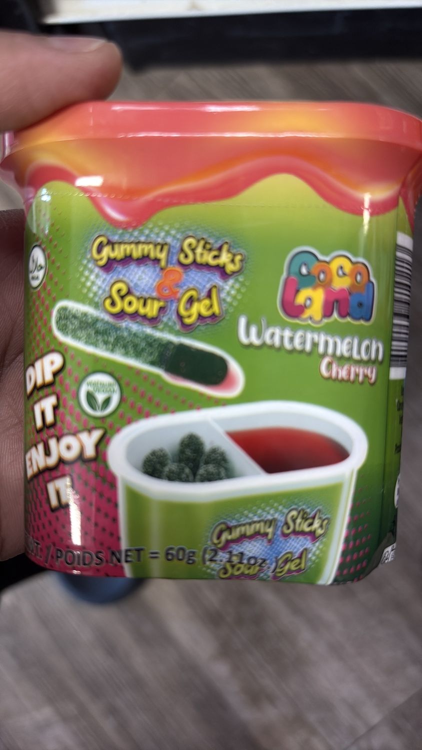 Gummy stick &amp; sour gel 60 g
