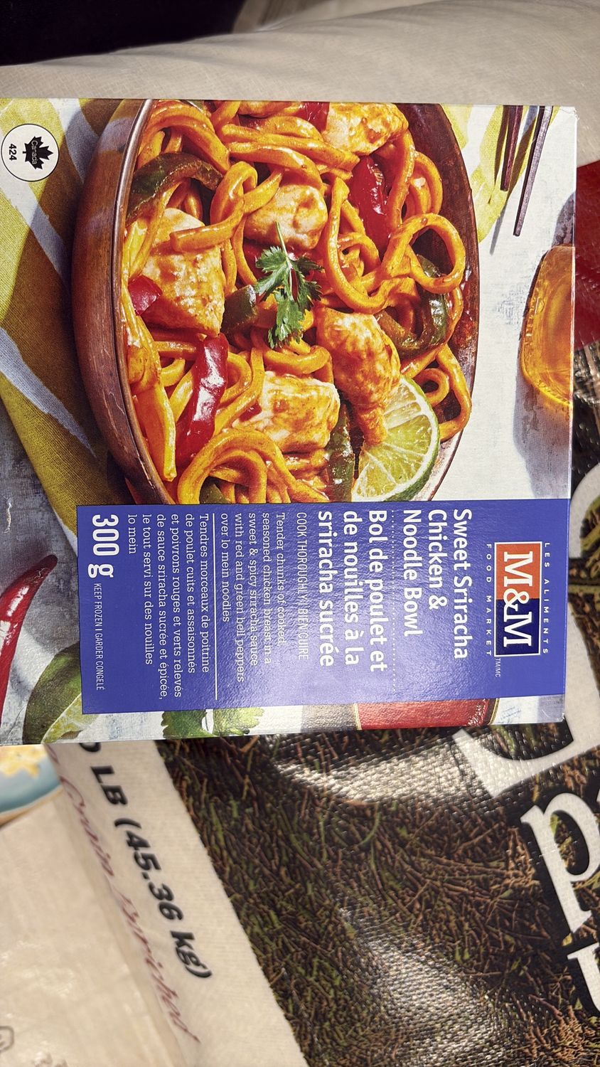 M &amp; M chicken &amp; noodles bowl 300 g