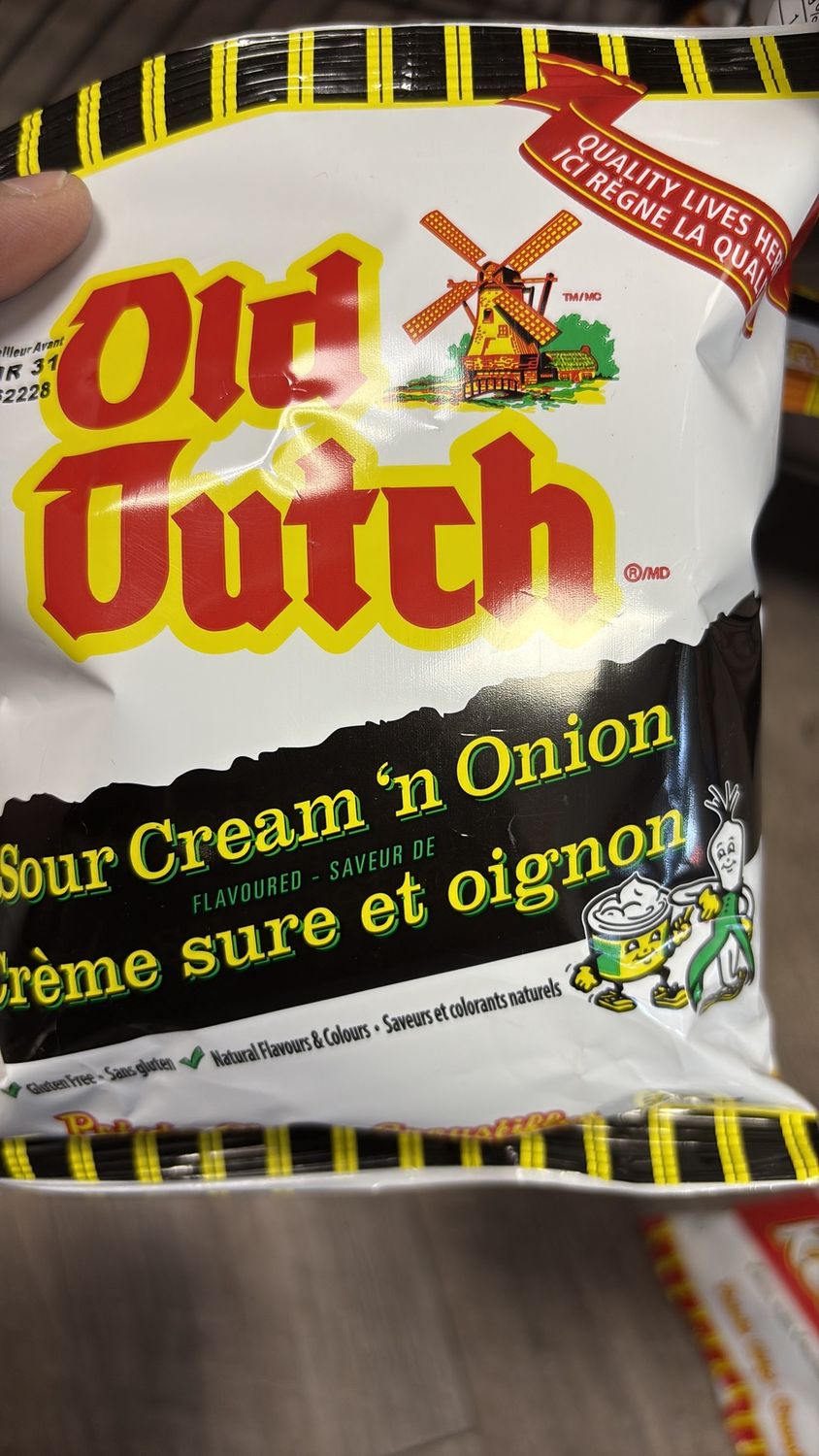 Old Dutch sour cream &amp; onion 32 g