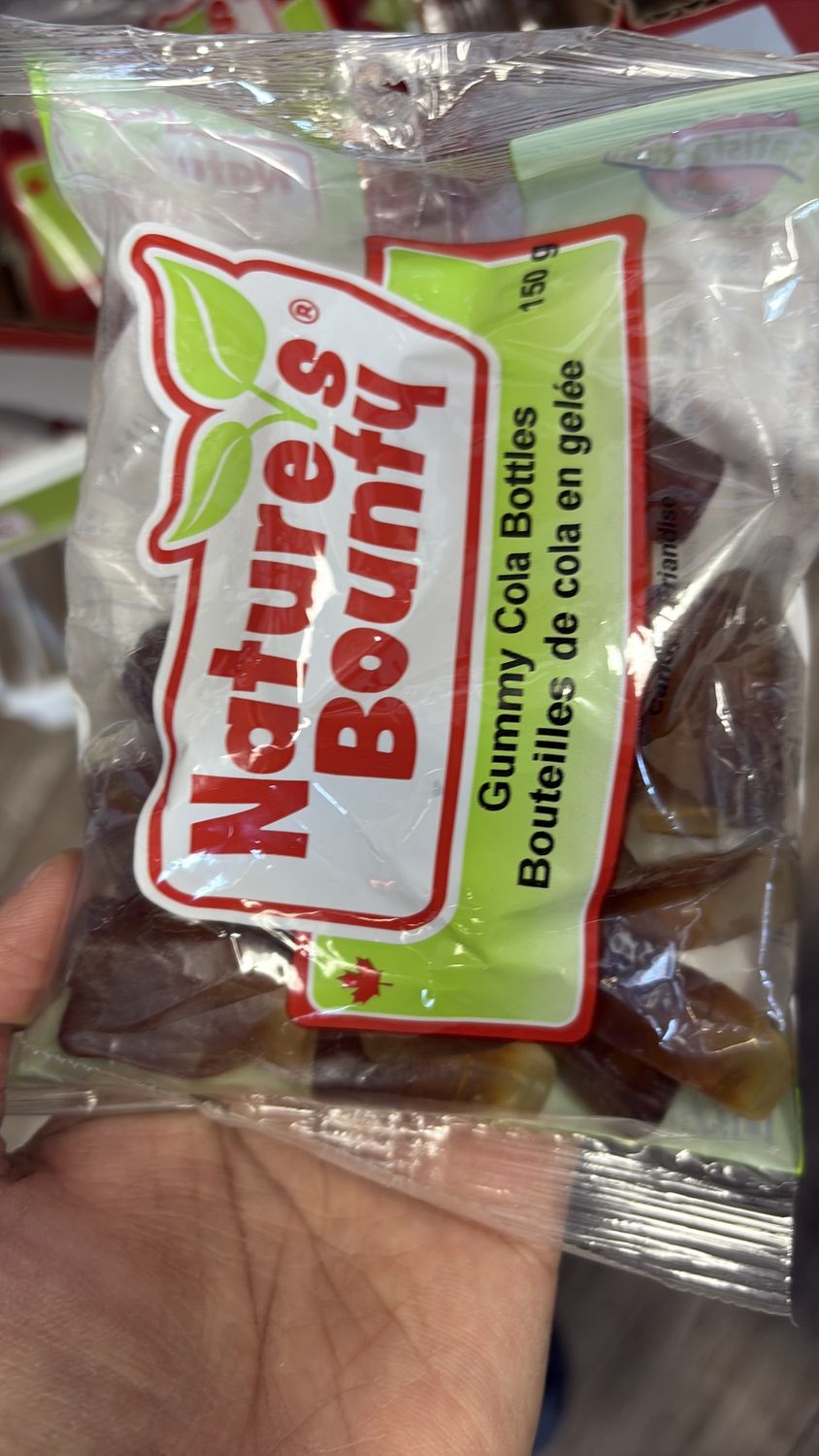 Nature bounty gummy cola bottles 150 g