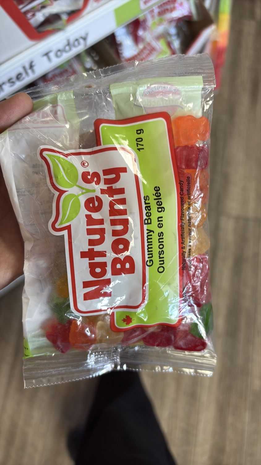 Nature bounty gummy beans 170 g