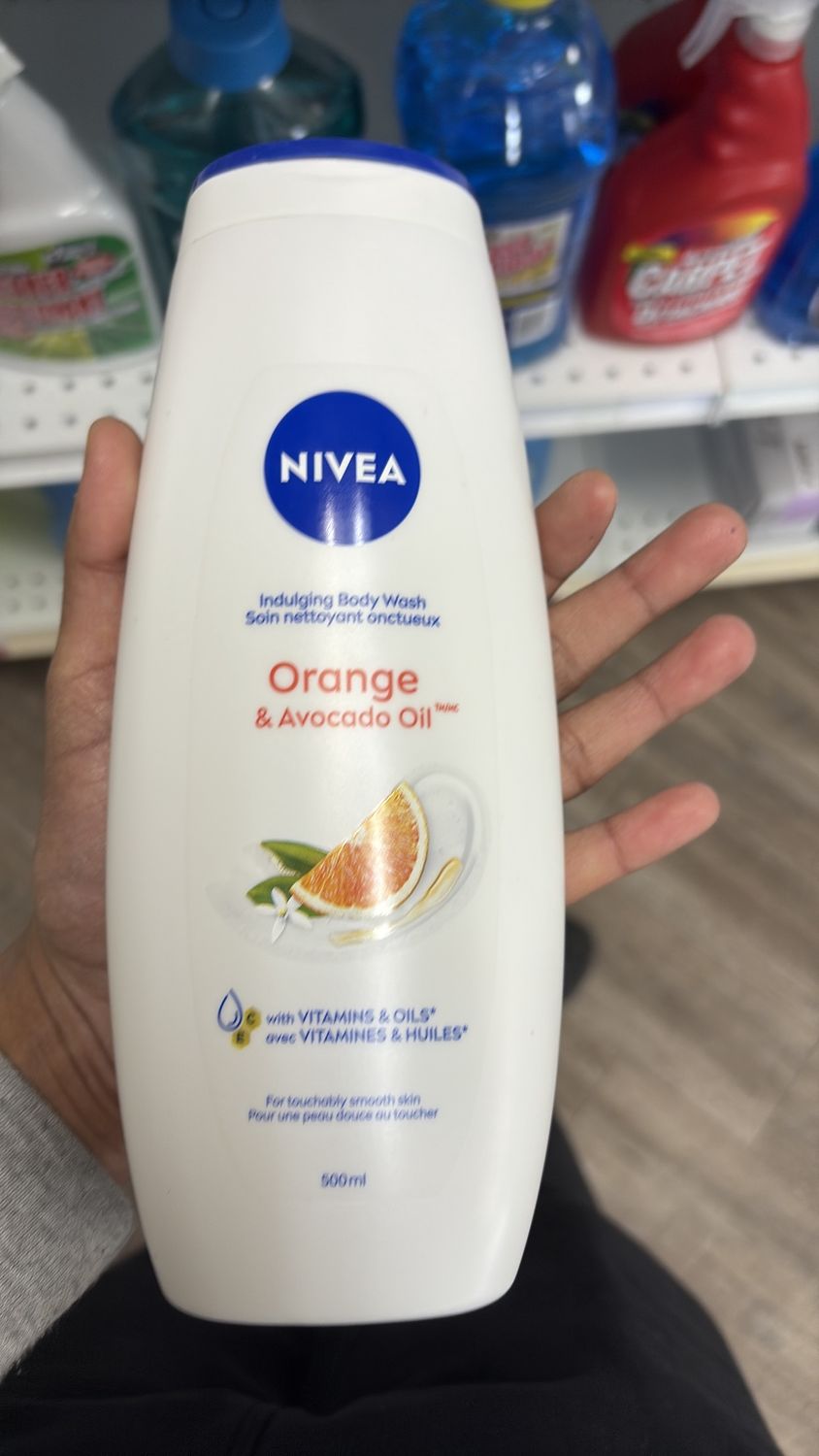 Nivea orange bodywash 500 ml