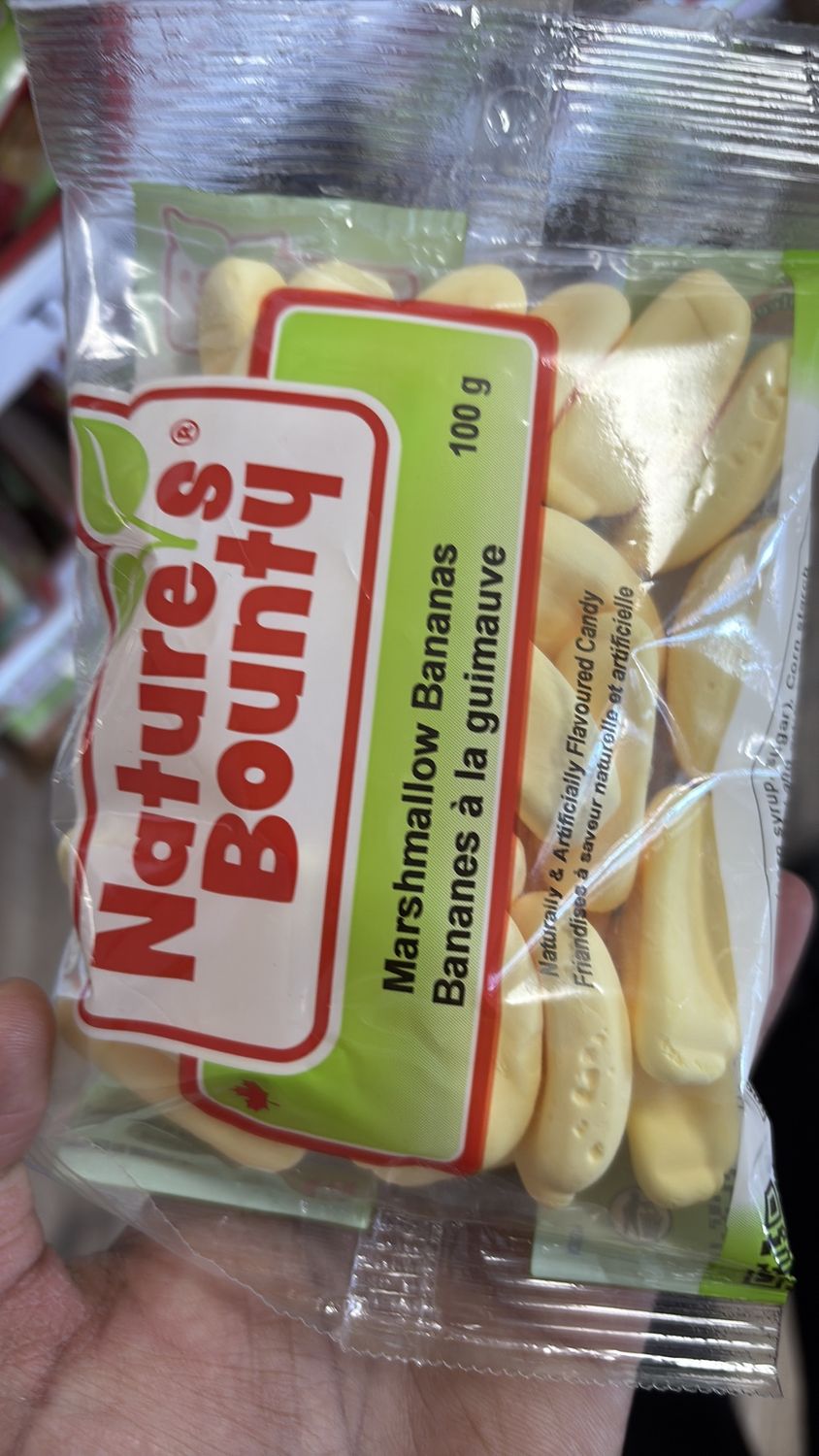 Nature bounty marshmallow bananas 100 g