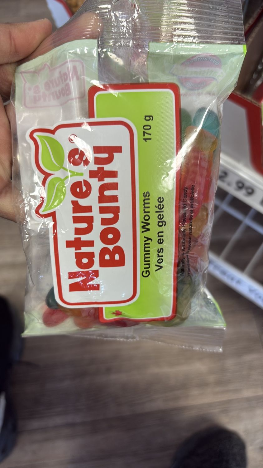 Nature bounty gummy worms 170 g