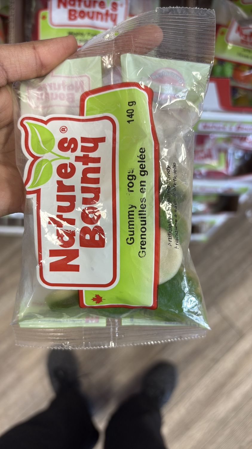 Nature bounty gummy frogs 140 g