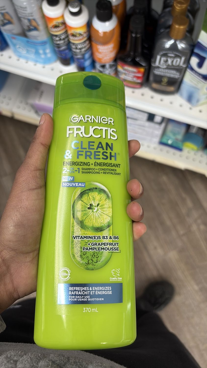 Garnier fructis clean &amp; fresh 370 ml