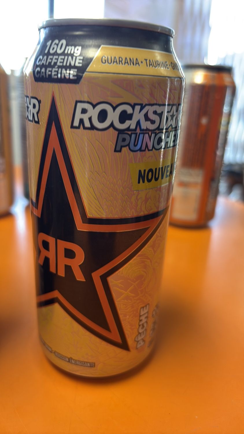 Rockstar peach 473 ml