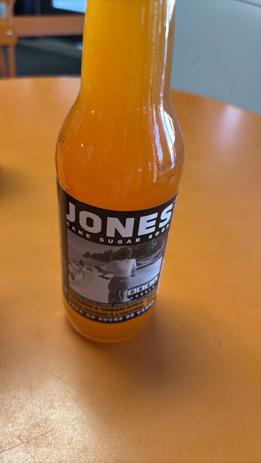 John’s orange &amp; cream soda 355 ml
