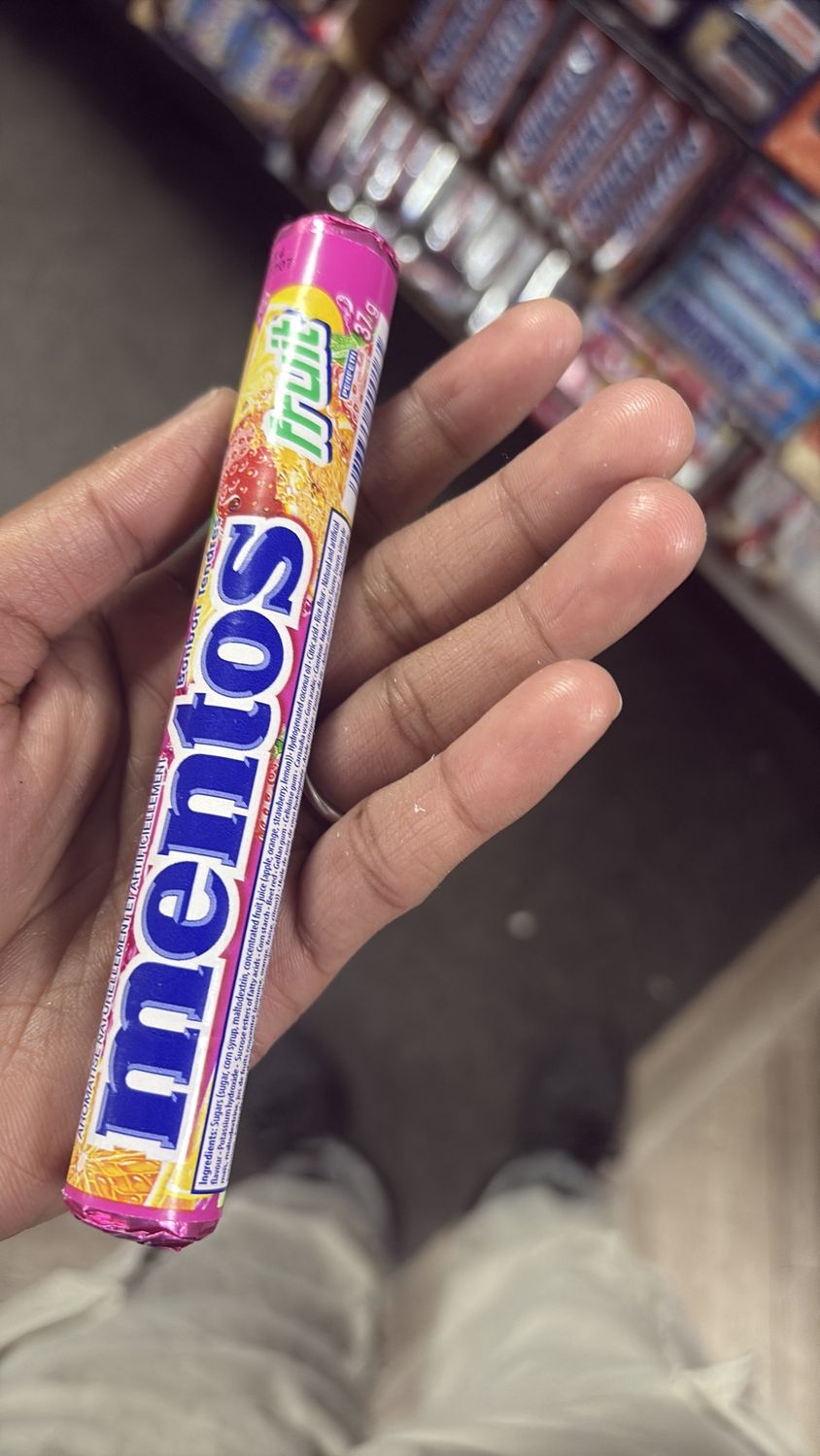 Mentos fruit 37 g