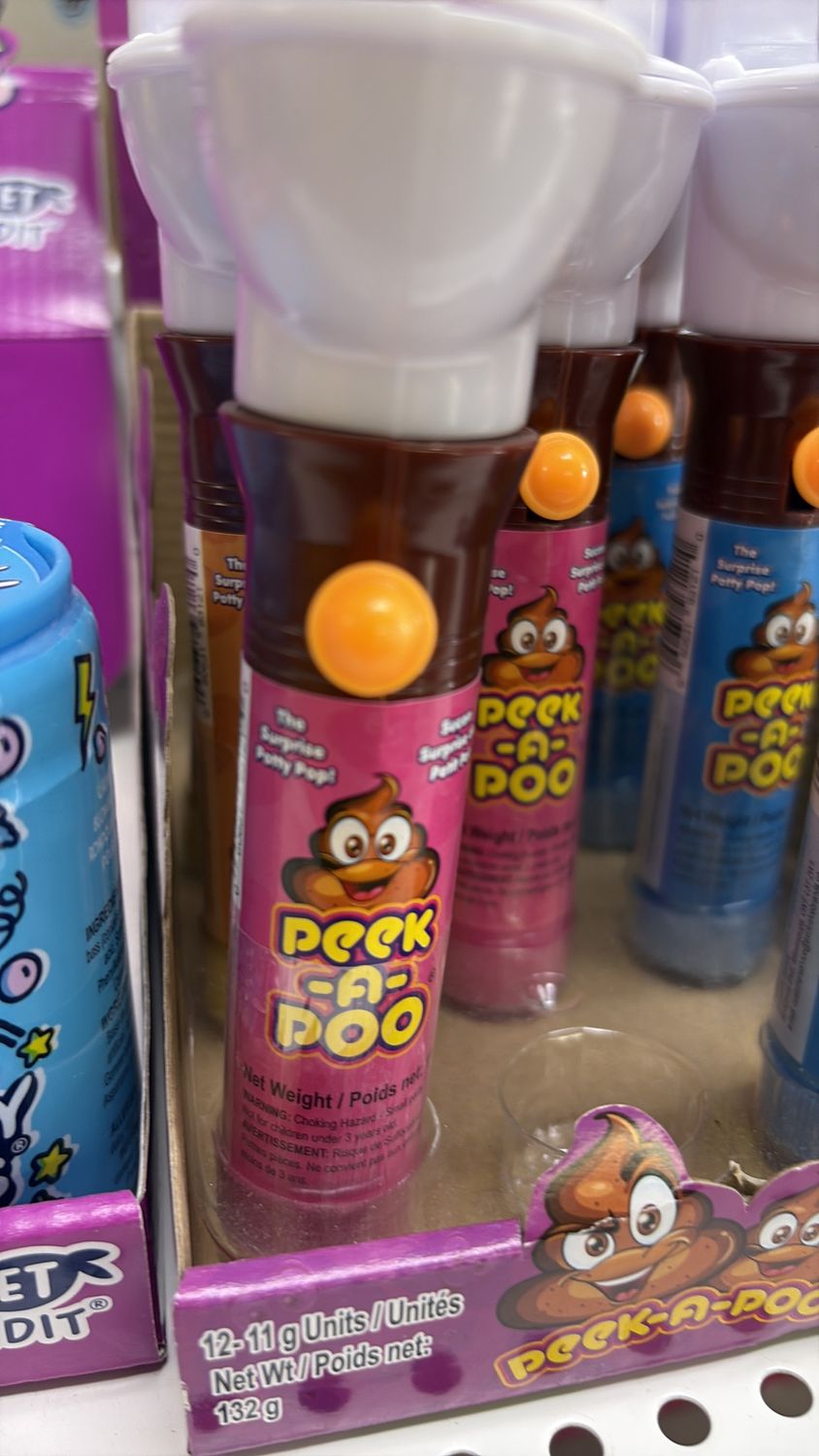 Peek-a-poo potty pop 132 g