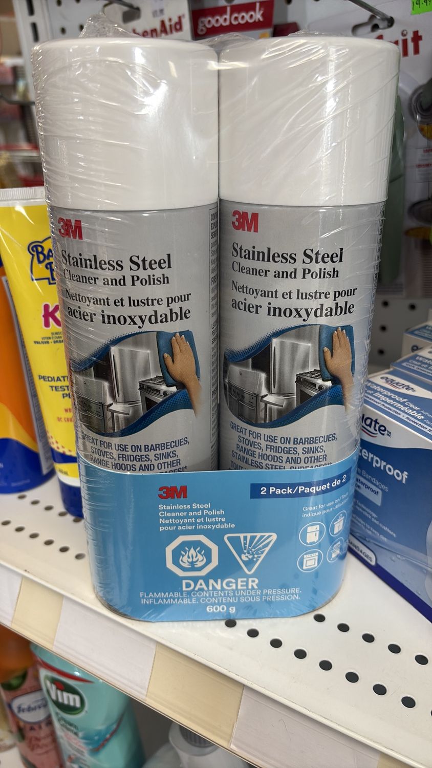Stainless steel cleaner and polish 600 g