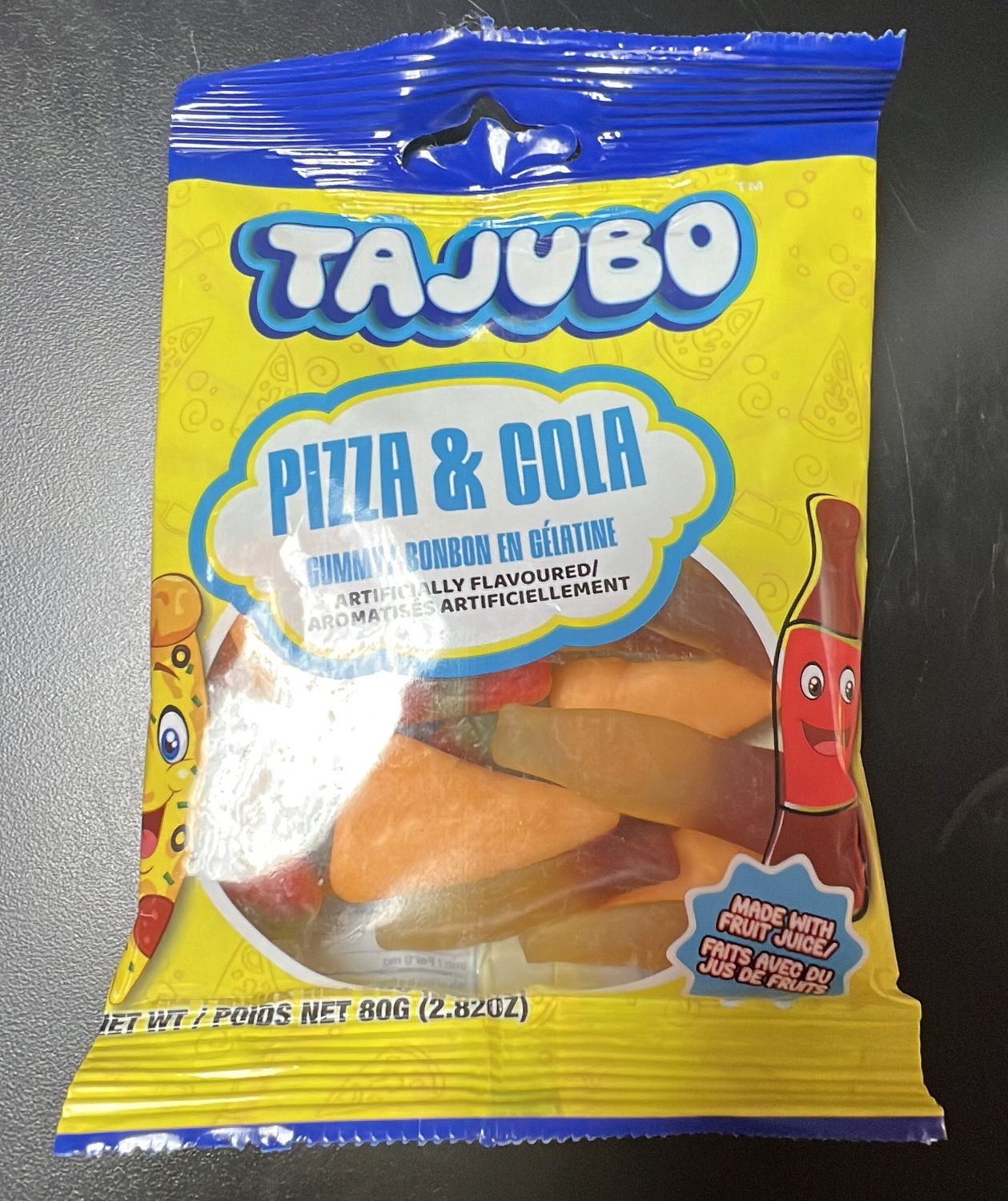 Taking pizza &amp; cola