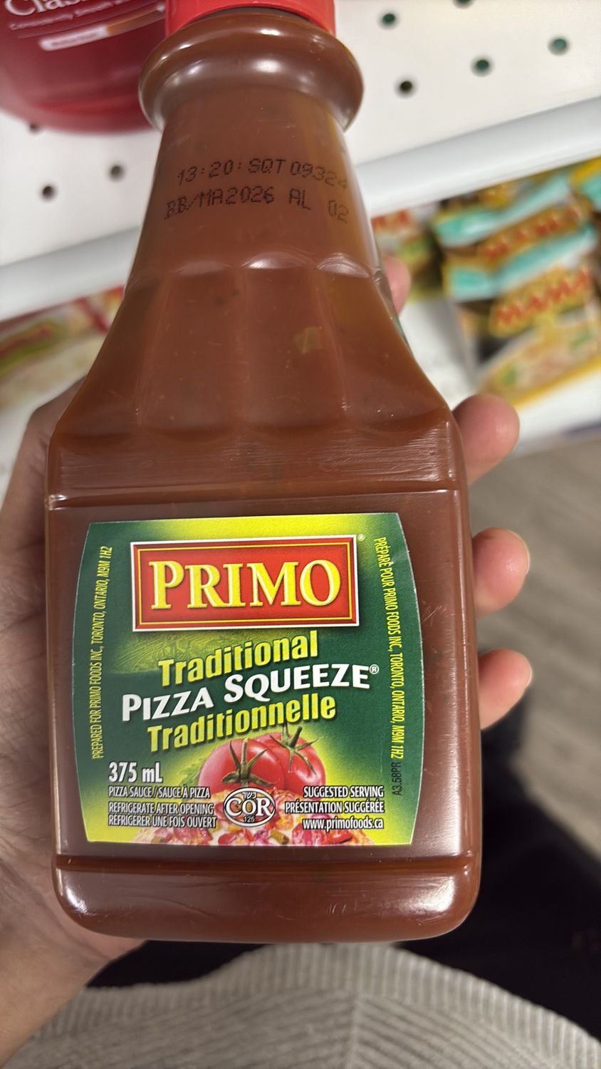 Primo Traditional Pizza Squeeze 375 Ml
