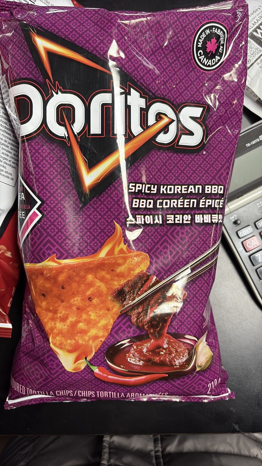 Doritos spicy Korean bbq 210 g 