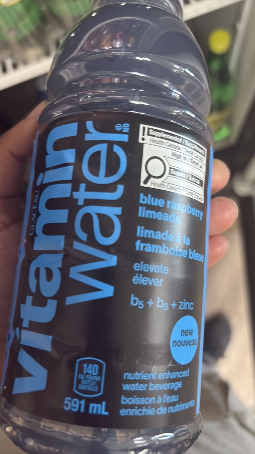 Vitamin water blue raspberry 591 ml