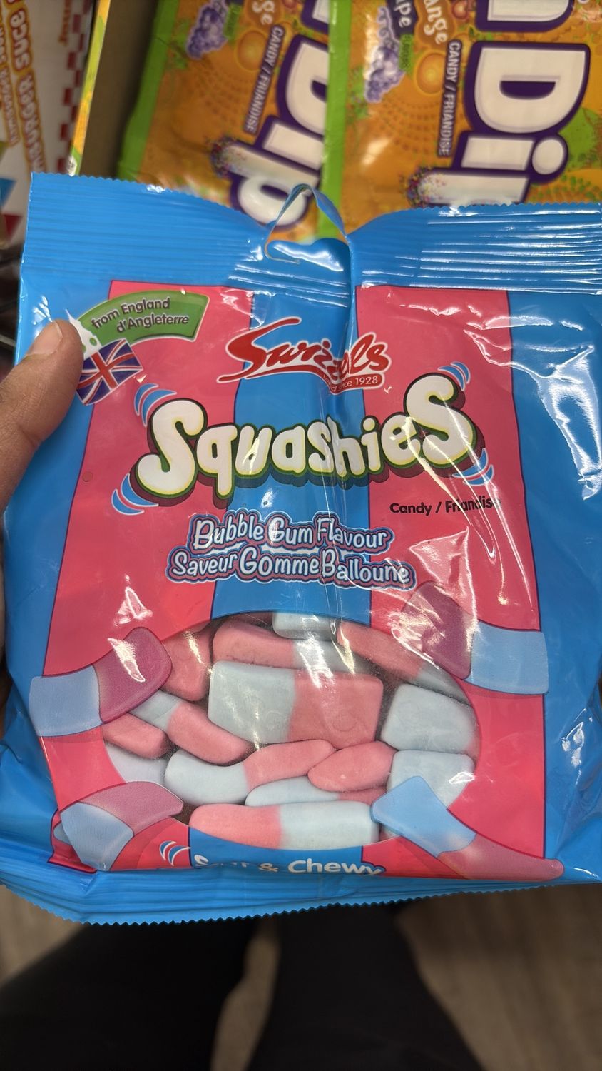 Squashies bubble gum 160 g