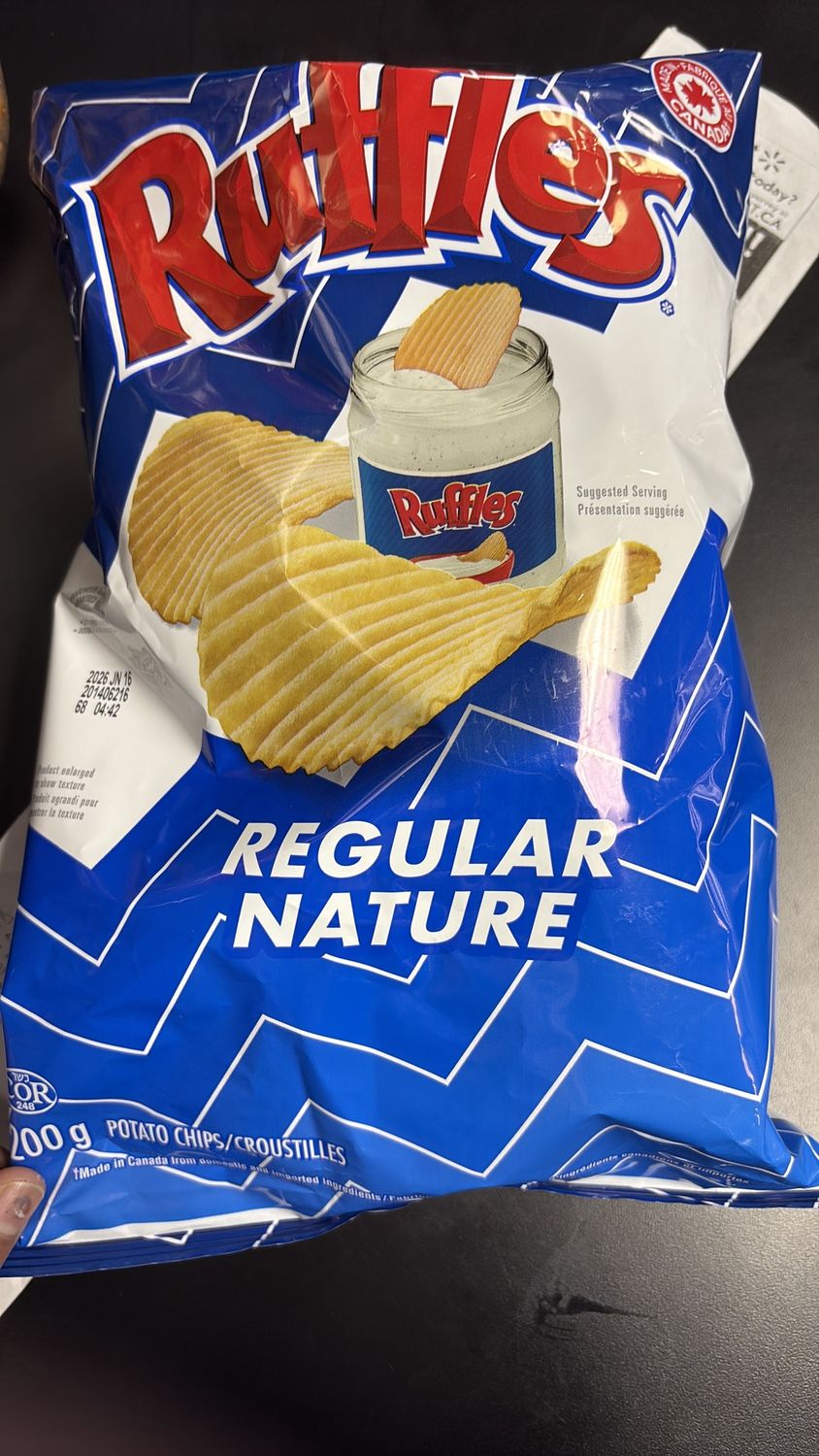 Ruffles regular nature 200 g 
