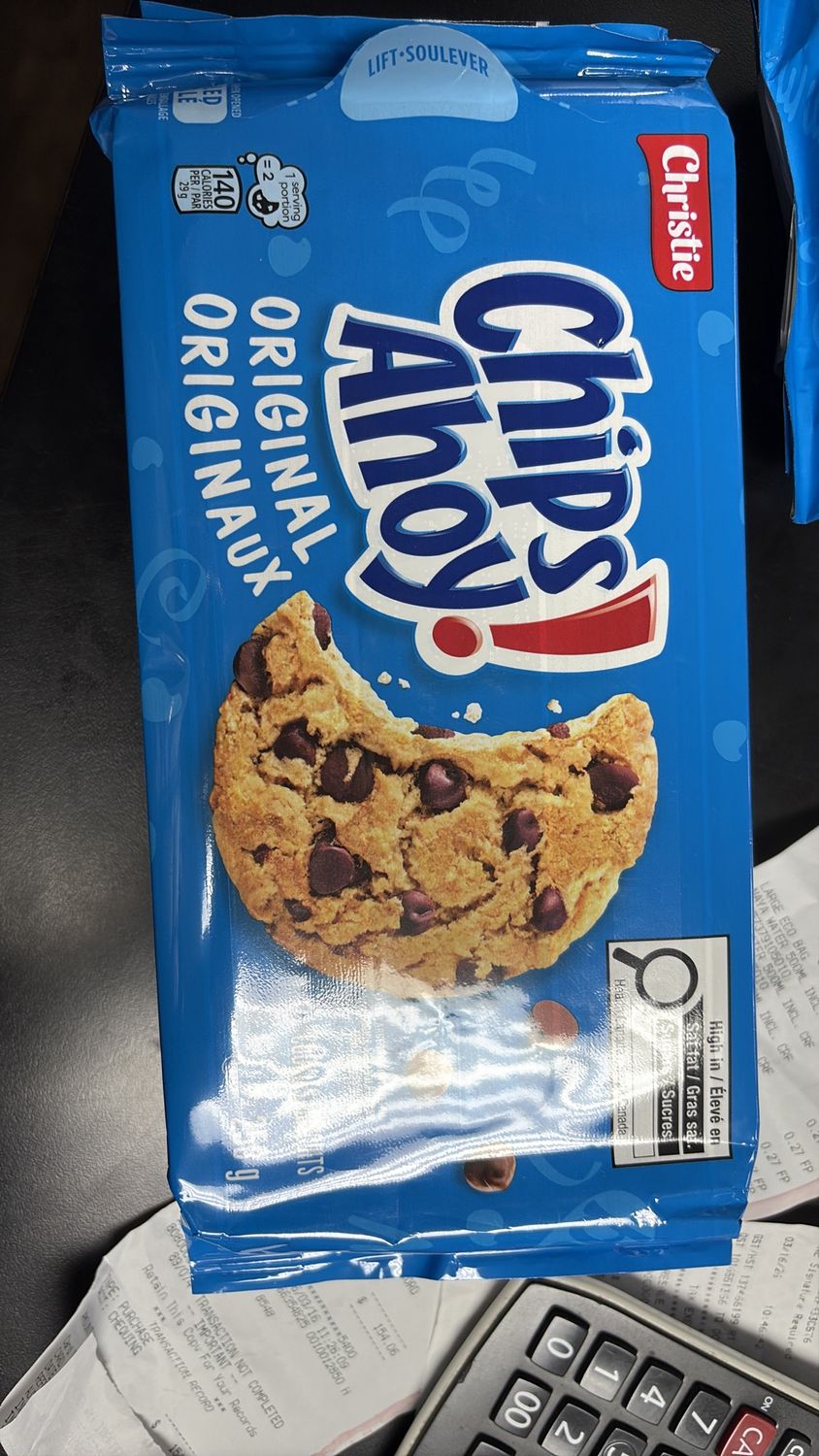 Chips ahoy original 258 g
