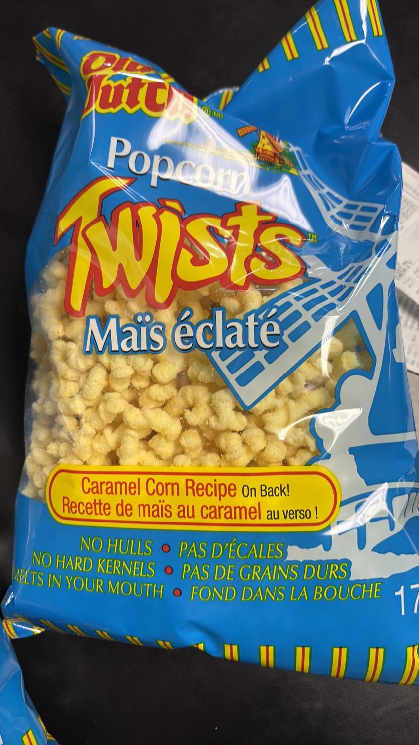 Old Dutch popcorn twists 175 g