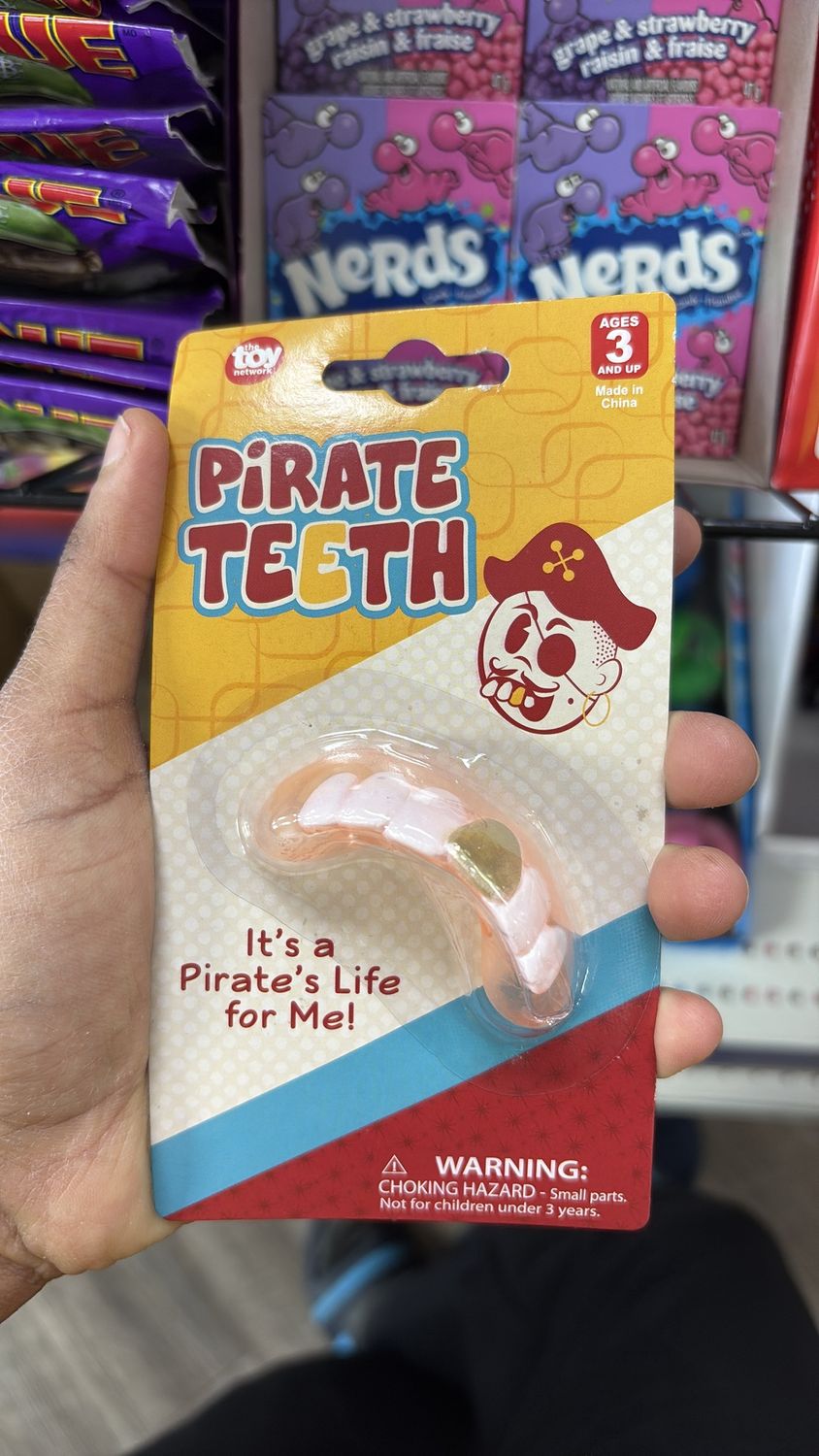 Pirate teeth toy