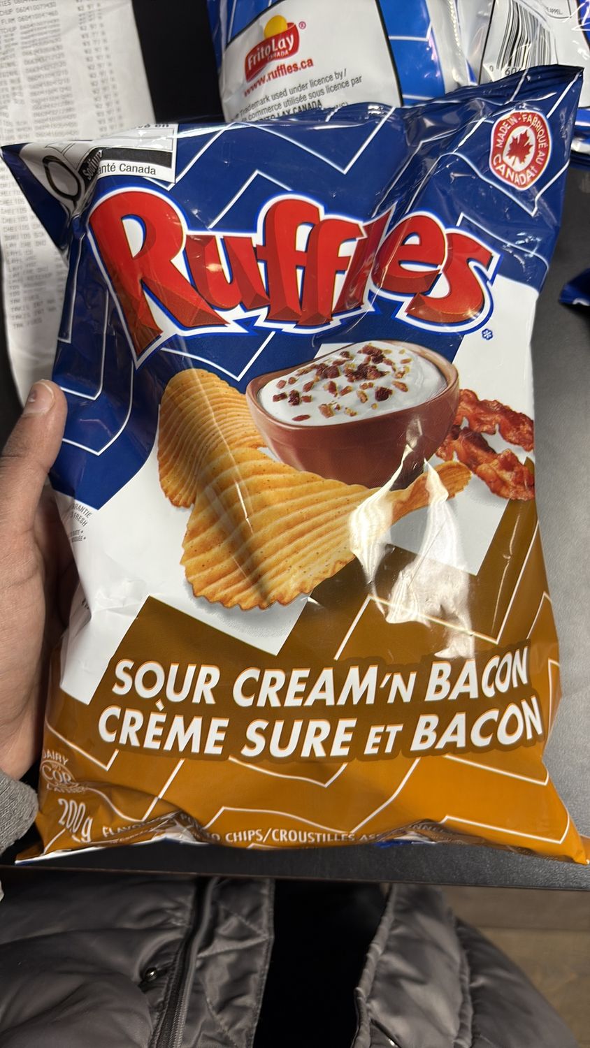 Ruffles sour cream’n bacon 200 g 