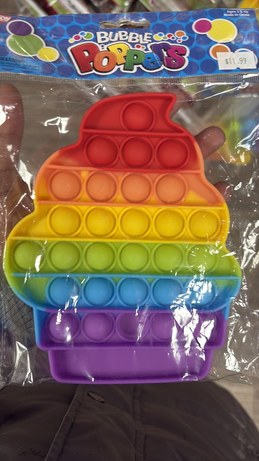 Bubble poppers 3+