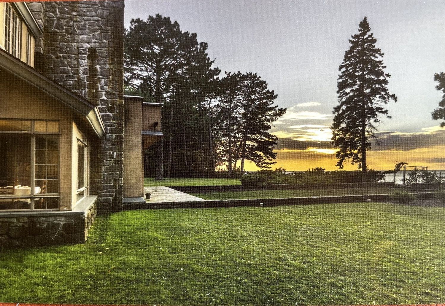 East Lawn Sunset Postcard