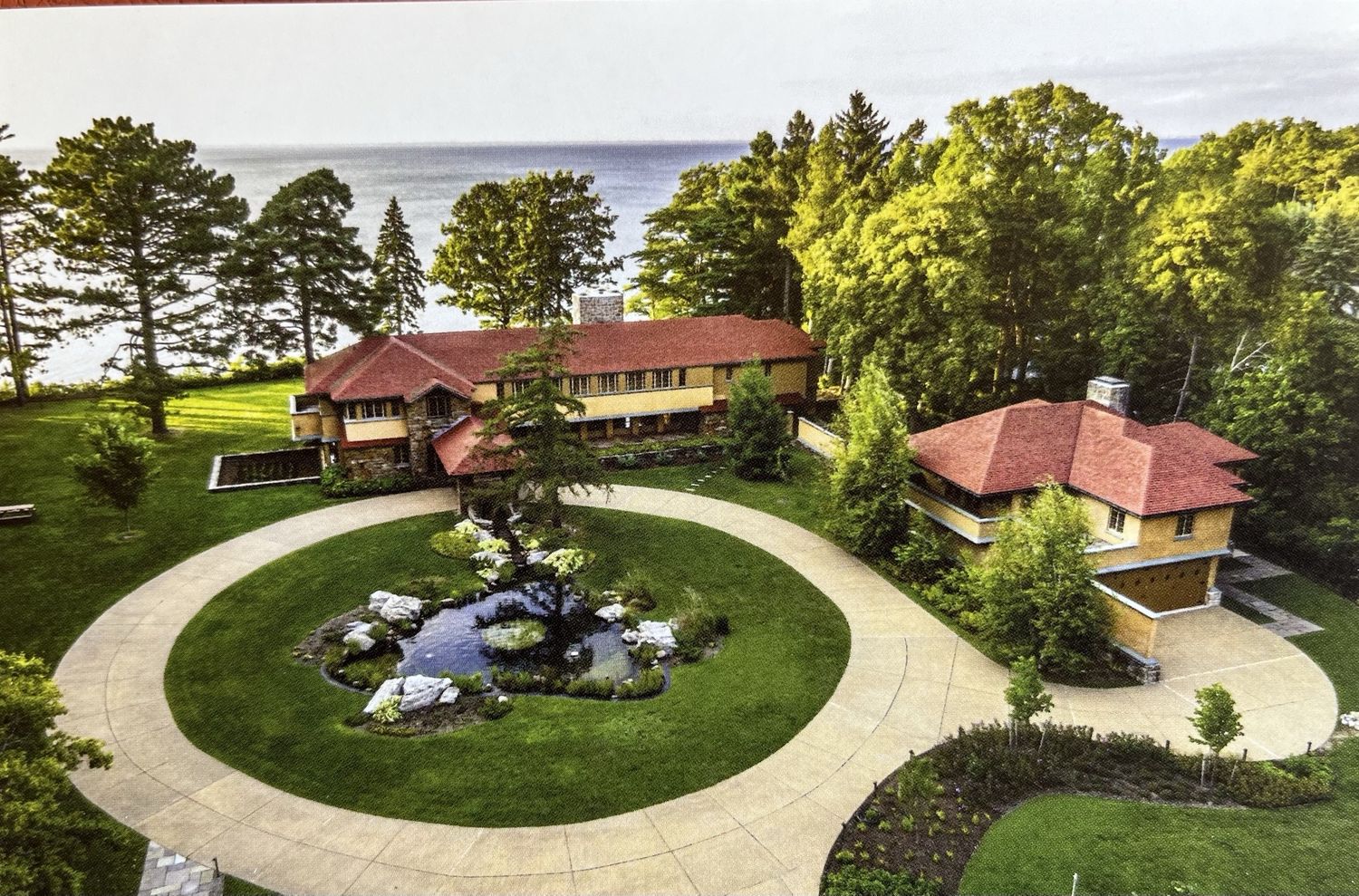 Main House &amp; Foster Drone Postcard
