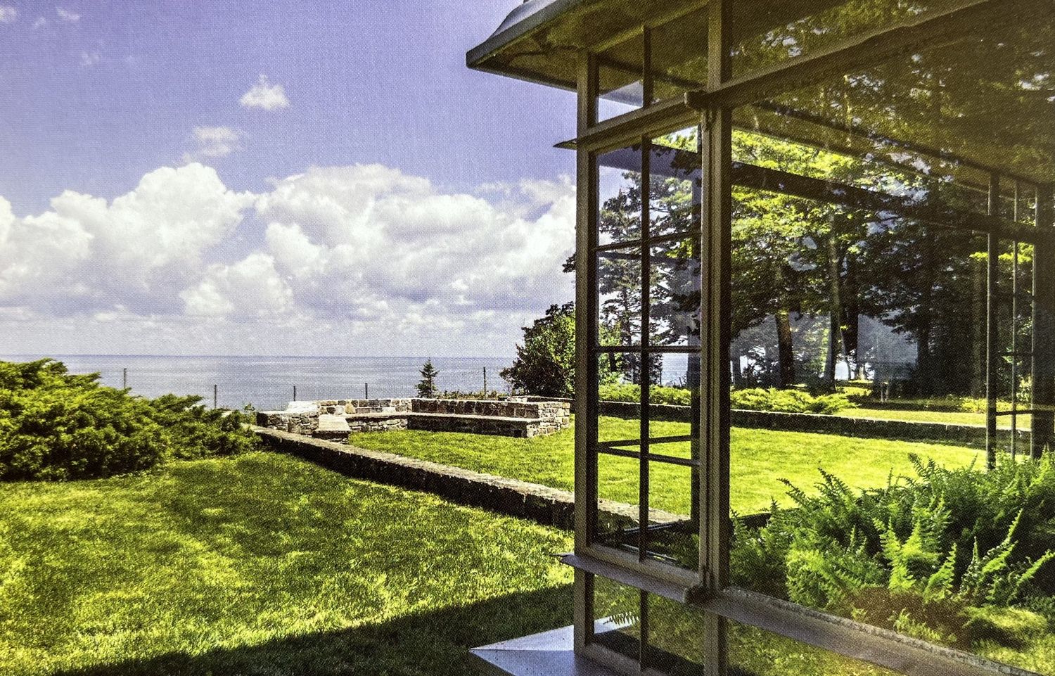 West Lawn Bench Postcard