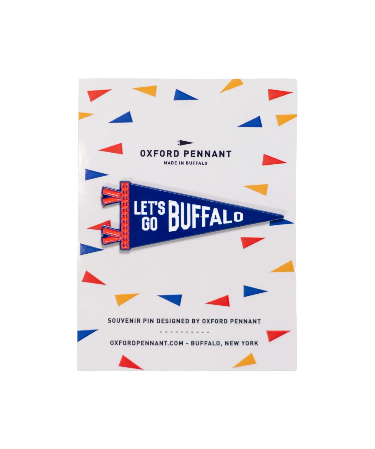 Let's Go Buffalo Enamel Pin