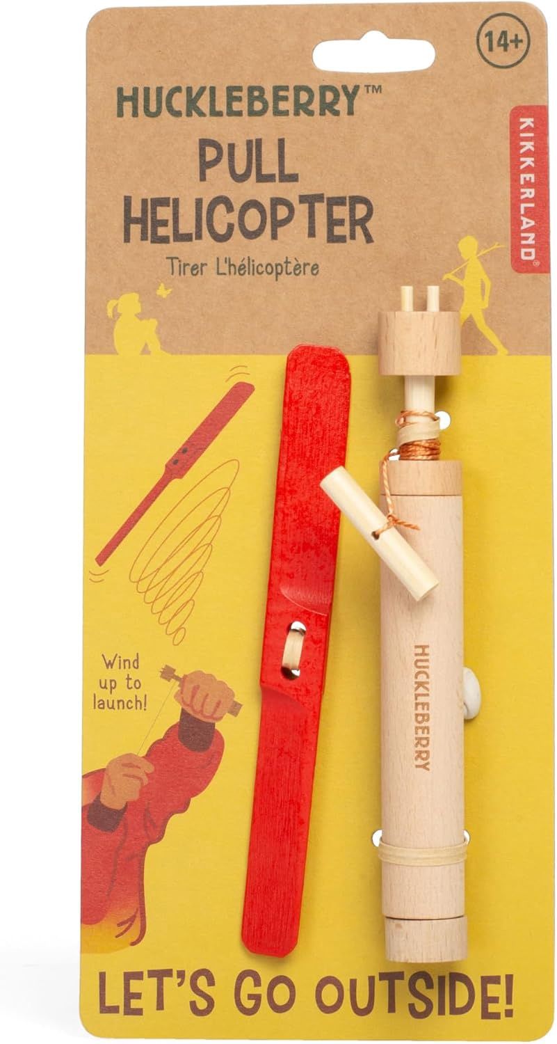 Pull Helicopter Toy