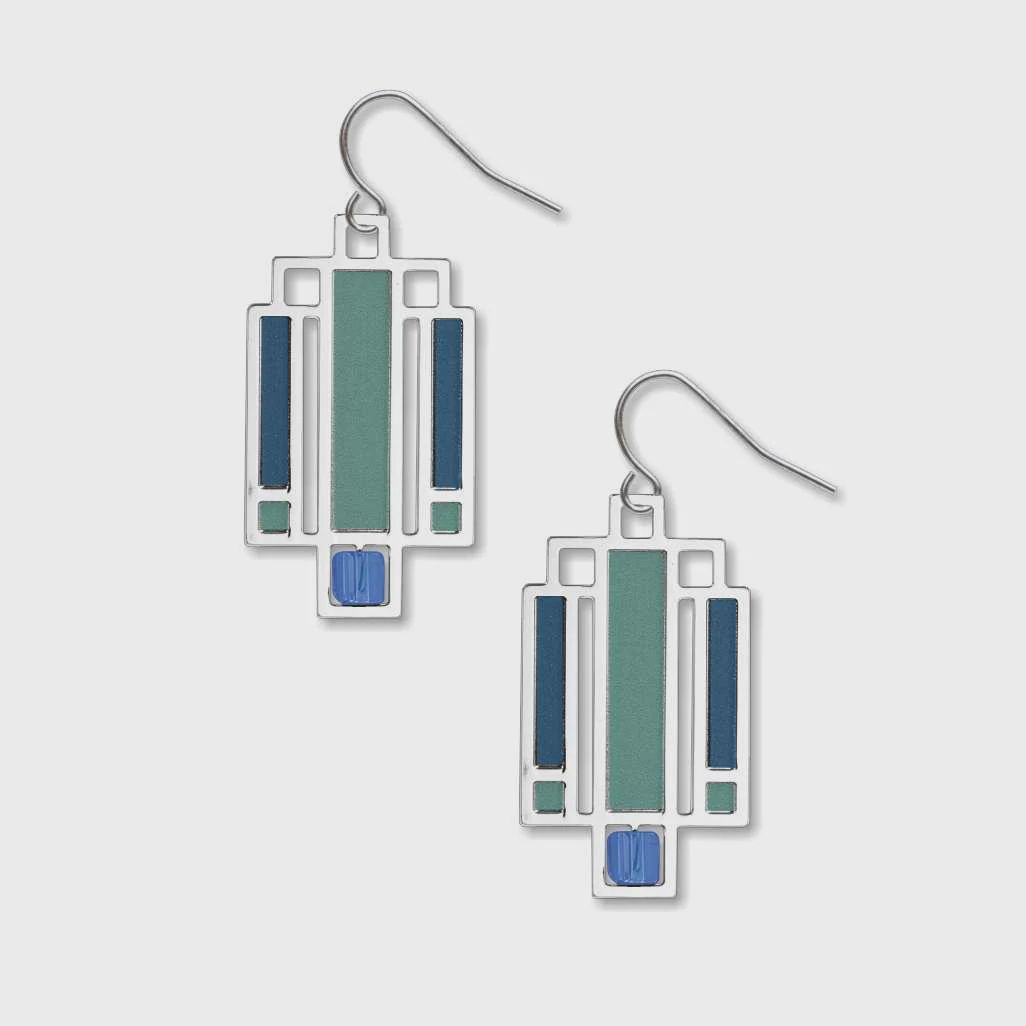 Willits Lightscreen Earrings, Colour: Cobalt