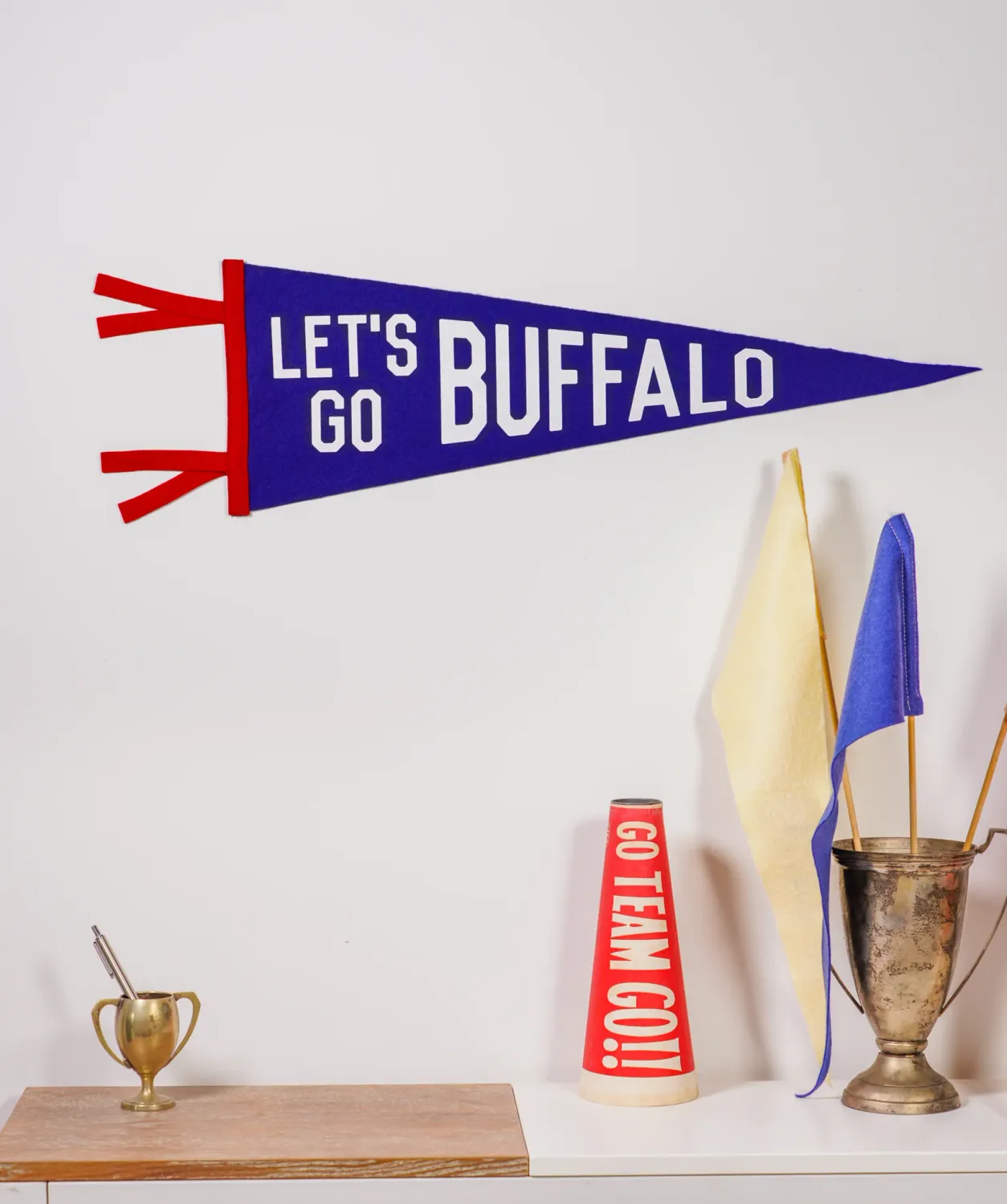 Let's Go Buffalo Pennant