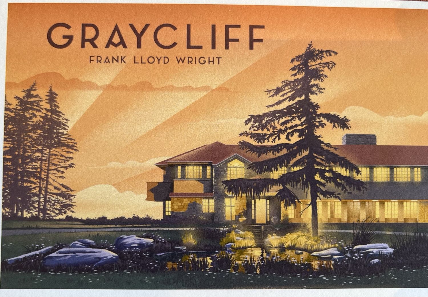 Graycliff Twilight Postcard