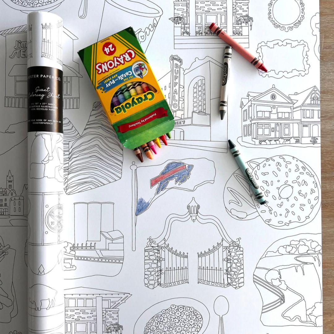 Buffalo Coloring Sheet