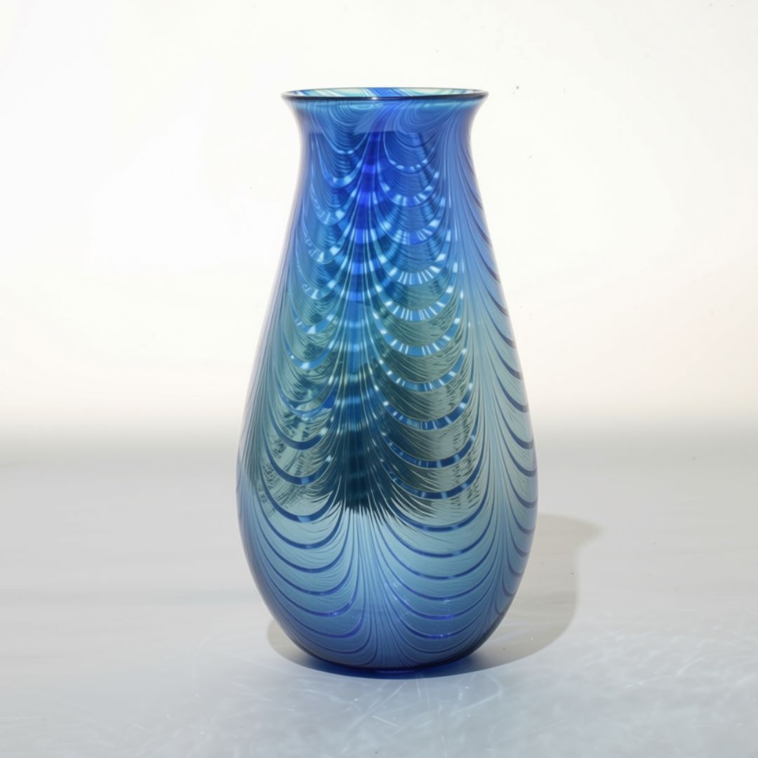 Draped Ribbon Vase
