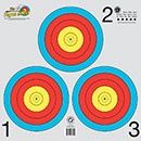 40cm Vegas 3 spot target face