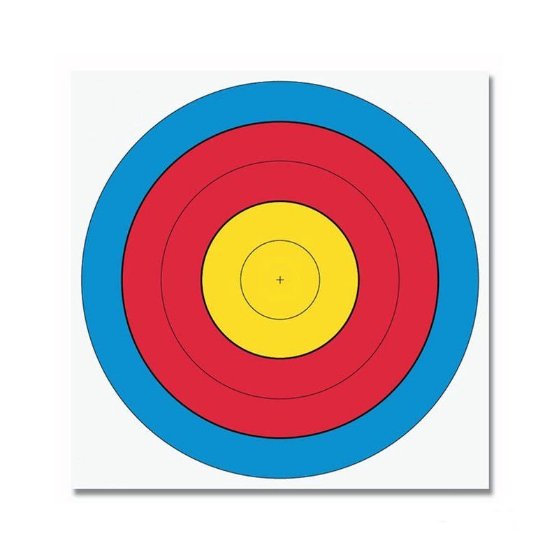 122cm 5 ring target face
