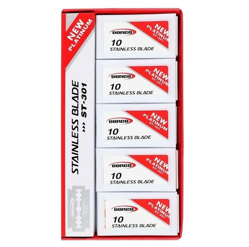 Dorco Stainless Steel Blade- Red
