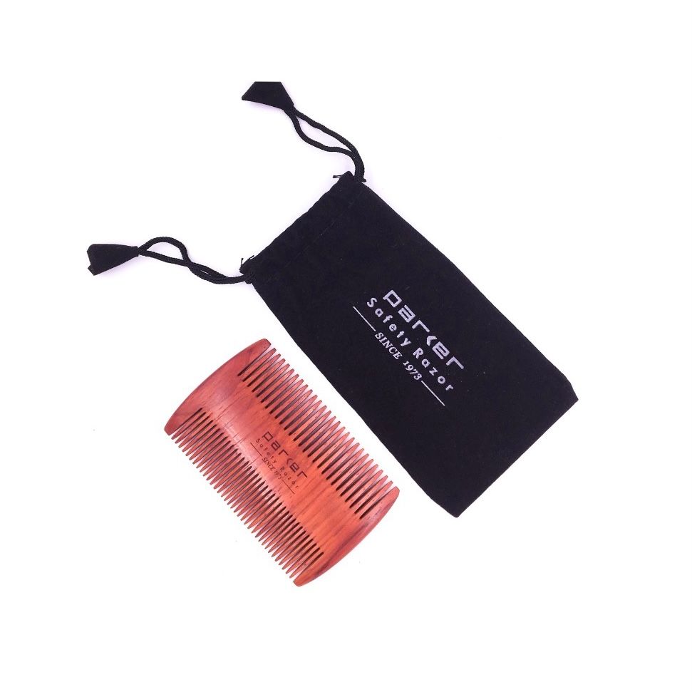 Parker Rosewood Double-Sided Beard Comb