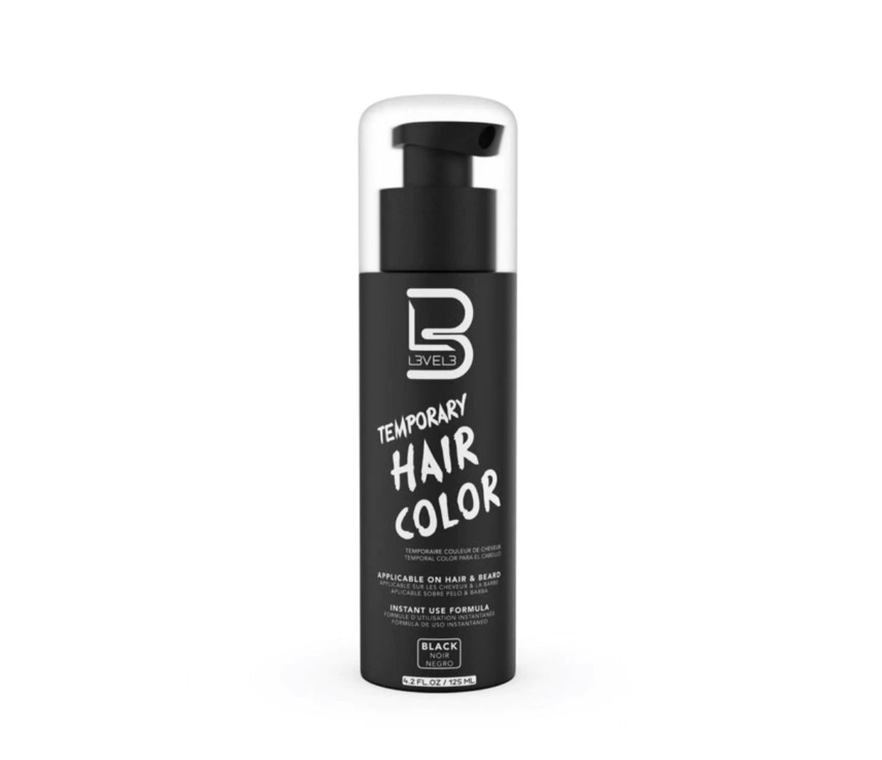 L3VEL 3 Temporary Hair Color Black Dye- 100 ML